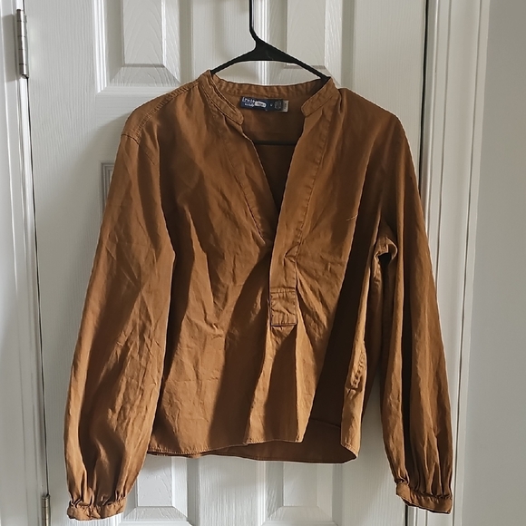 Polo Ralph Lauren Tops - Polo by Ralph Lauren Tan Long Sleeve Shirt